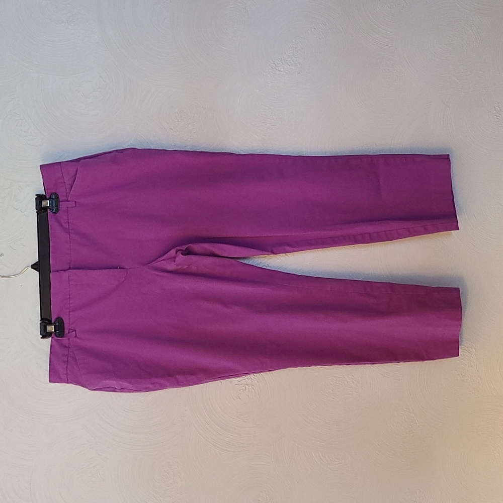 Worthington Purple Slim Ankle Pants